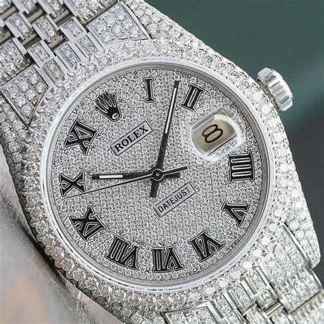 rolex datejust iced out kaufen|Rolex daytona iced out price.